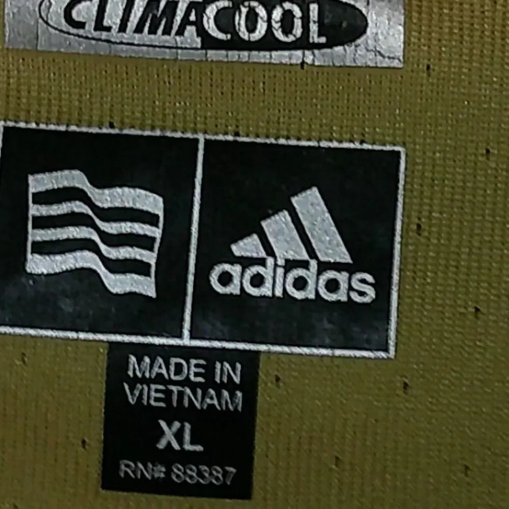 Adidas ClimaСool‎ Yellow/Gold Performance Golf Polo Shirt Athletic Sport Casual
